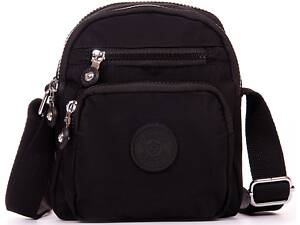 Сумка женская JIELSHI 17х19х11 см Черный (LANC23 black)
