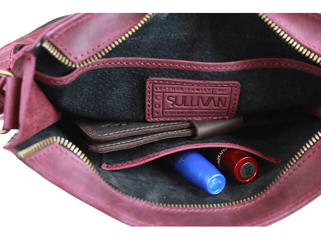 Сумка жіноча шкіряна клатч із натуральної шкіри SULLIVAN sg33(32) чорна - Фото 6