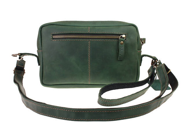 Сумка жіноча шкіряна маленька клатч SULLIVAN sg62(25) зелена - Фото 2
