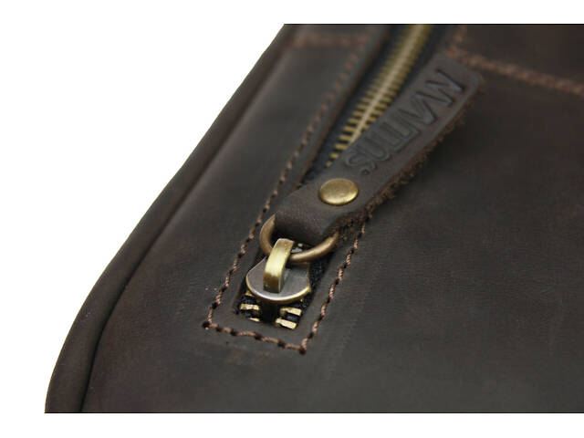 Сумка жіноча шкіряна маленька клатч SULLIVAN sg62(25) коричнева - Фото 5