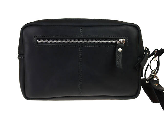 Сумка жіноча шкіряна маленька клатч SULLIVAN sg63(26) чорна - Фото 3