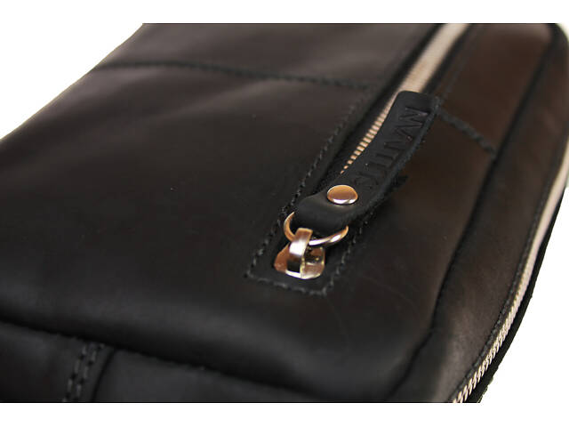 Сумка жіноча шкіряна маленька клатч SULLIVAN sg63(26) чорна - Фото 8