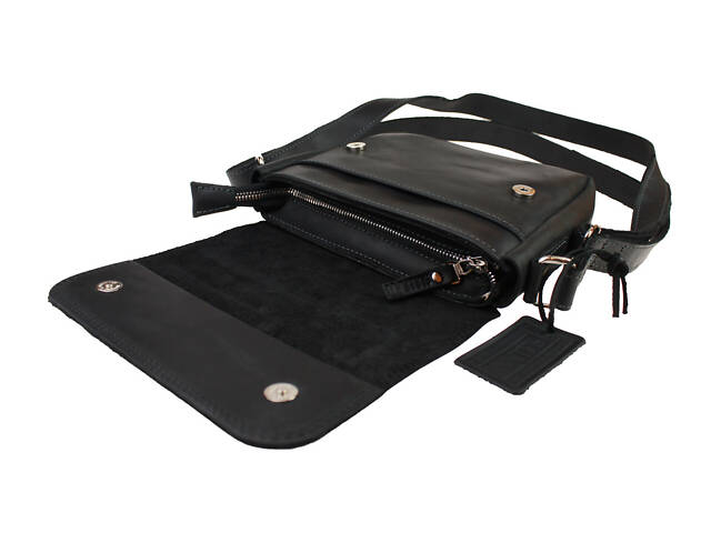 Сумка жіноча шкіряна маленька SULLIVAN sg30(23) чорна - Фото 2