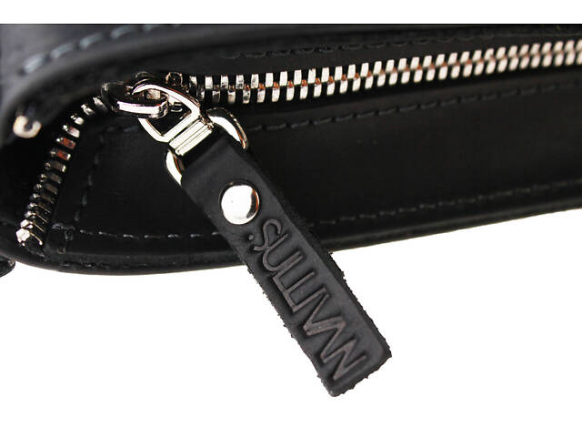 Сумка жіноча шкіряна маленька SULLIVAN sg30(23) чорна - Фото 6
