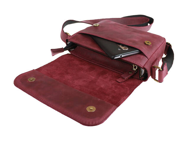 Сумка жіноча шкіряна маленька SULLIVAN sg30(23) чорна - Фото 5