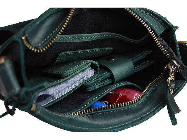 Сумка жіноча шкіряна маленька SULLIVAN sg32(25) чорна - Фото 6