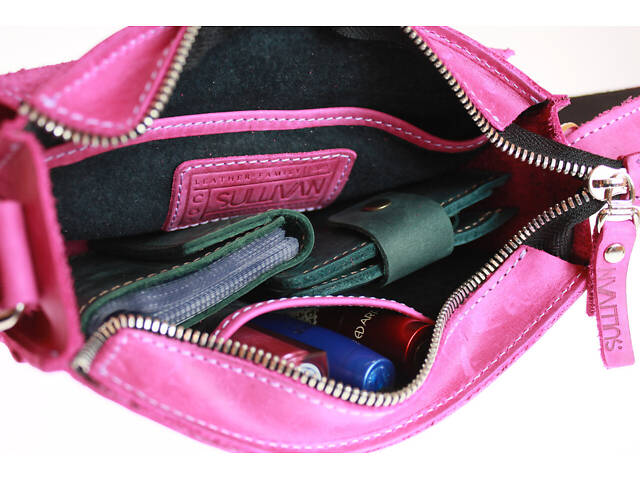 Сумка жіноча шкіряна маленька SULLIVAN sg32(25) чорна - Фото 6