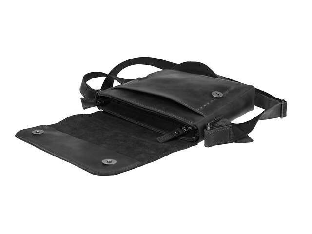 Сумка жіноча шкіряна маленька SULLIVAN sg52(25) чорна - Фото 6