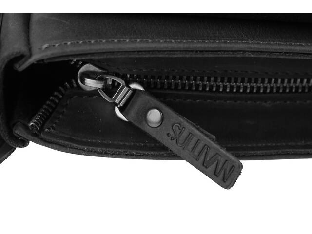 Сумка жіноча шкіряна маленька SULLIVAN sg52(25) чорна - Фото 7