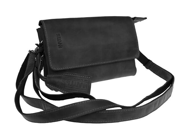 Сумка жіноча маленька барсетка SULLIVAN sg56(32) чорна - Фото 1