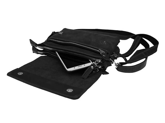 Сумка жіноча маленька барсетка SULLIVAN sg56(32) чорна - Фото 4