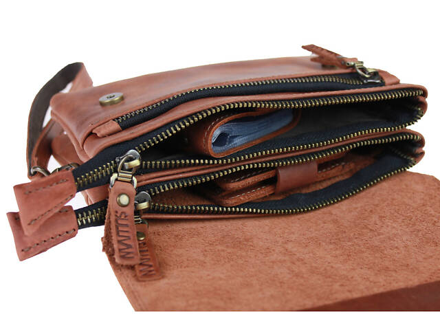 Сумка жіноча маленька барсетка SULLIVAN sg56(32) світло-коричнева - Фото 8