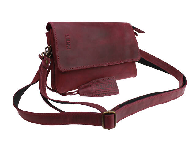 Сумка жіноча маленька барсетка SULLIVAN sg56(32) марсалова - Фото 1