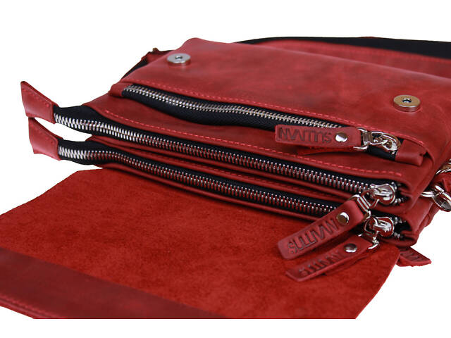 Сумка жіноча маленька барсетка SULLIVAN sg56(32) червона - Фото 7
