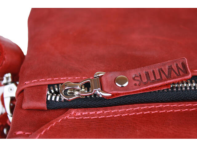 Сумка жіноча маленька барсетка SULLIVAN sg56(32) червона - Фото 8