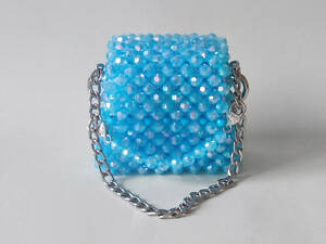 ✨ Crystal Sky Bead Bag — Твоя ідеальна блакитна хмаринка