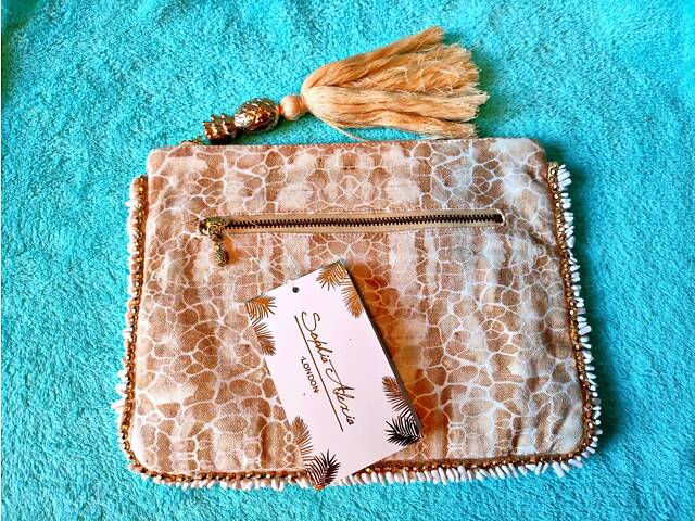 Сумка-клатч Sophia Alexia Beige Pebbles. Лондон. - Фото 1