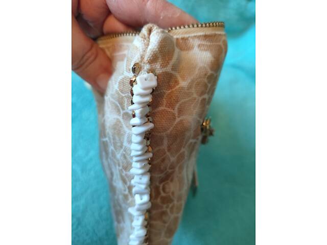 Сумка-клатч Sophia Alexia Beige Pebbles. Лондон. - Фото 8