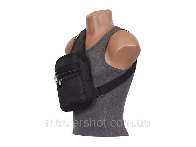 Сумка кобура для скрытого ношения пистолета, нагрудная, с быстрым доступом к оружию (водостойкая,чёрная) ms - Фото 3