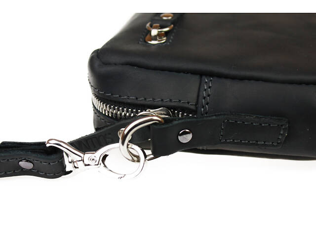 Сумка маленька барсетка клатч smmbk15(25) чорна - Фото 5