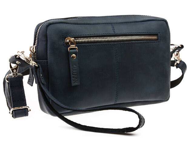 Сумка маленька барсетка клатч smmbk15(25) синя - Фото 1