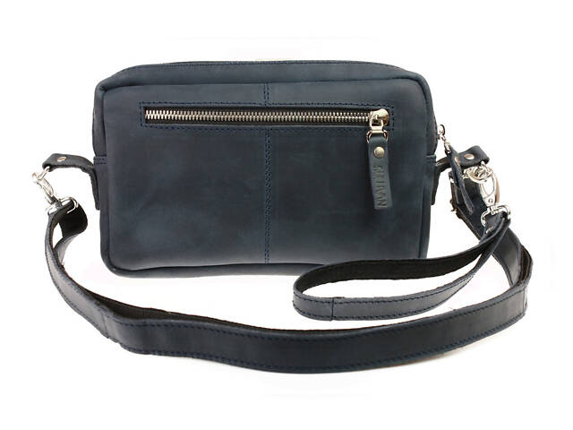 Сумка маленька барсетка клатч smmbk15(25) синя - Фото 3