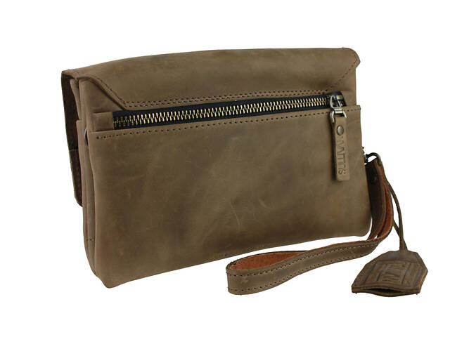 Сумка маленька барсетка клатч smmbk2(32) оливкова - Фото 2