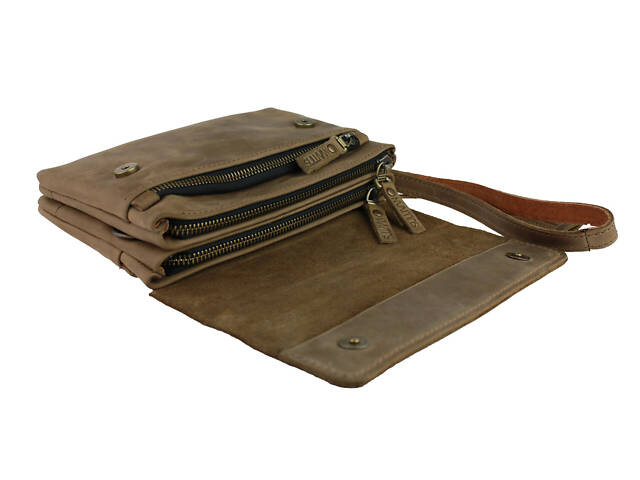 Сумка маленька барсетка клатч smmbk2(32) оливкова - Фото 5