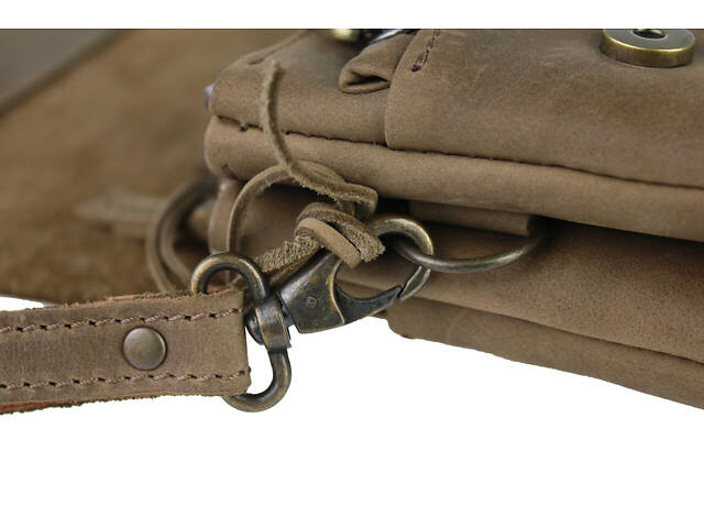 Сумка маленька барсетка клатч smmbk2(32) оливкова - Фото 7