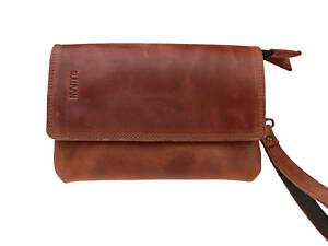 Сумка маленька барсетка клатч smmbk2(32) світло-коричнева