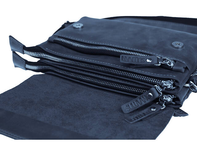 Сумка маленька барсетка клатч smmbk2(32) синя - Фото 9