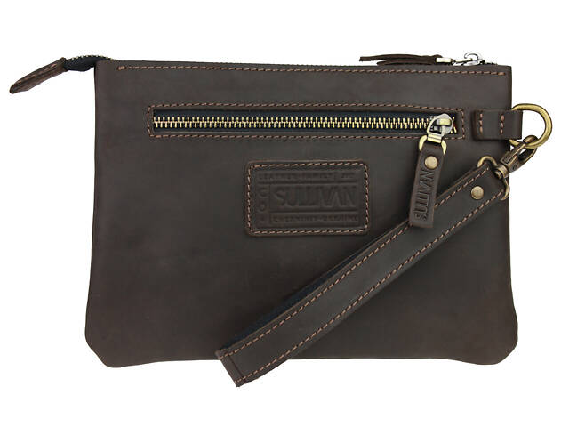 Сумка маленька барсетка клатч smmbk5(18) коричнева - Фото 1