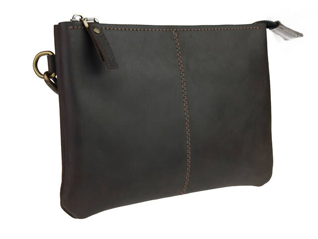 Сумка маленька барсетка клатч smmbk5(18) коричнева - Фото 2