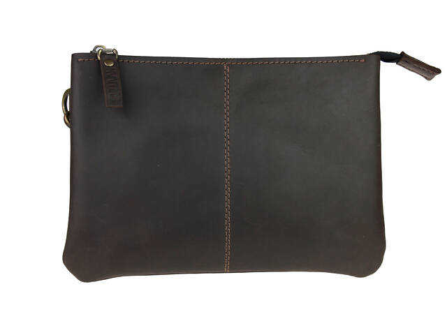 Сумка маленька барсетка клатч smmbk5(18) коричнева - Фото 3