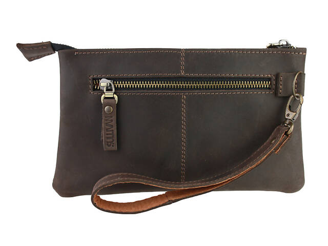 Сумка маленька барсетка клатч smmbk9(18) коричнева - Фото 1