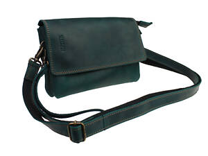 Сумка маленька барсетка клатч зелена