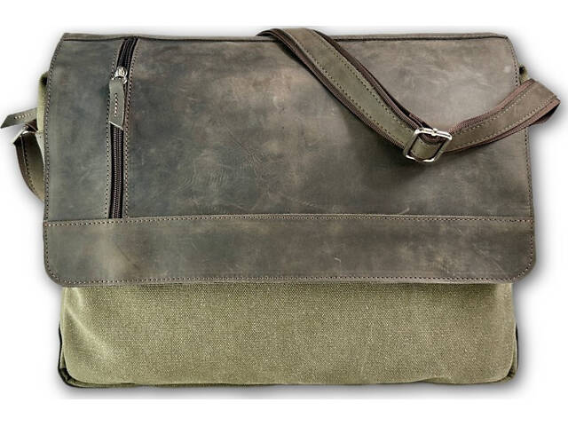 Сумка месенджер Gorillas BBQ s11235-1 37 см Коричнево-зелений (FR3) - Фото 2