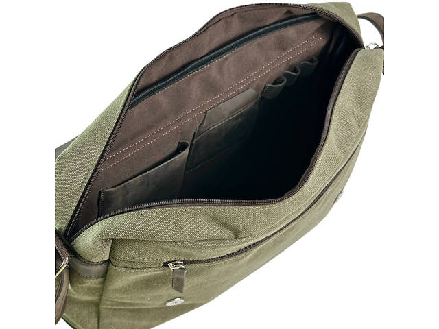 Сумка месенджер Gorillas BBQ s11235-1 37 см Коричнево-зелений (FR3) - Фото 7