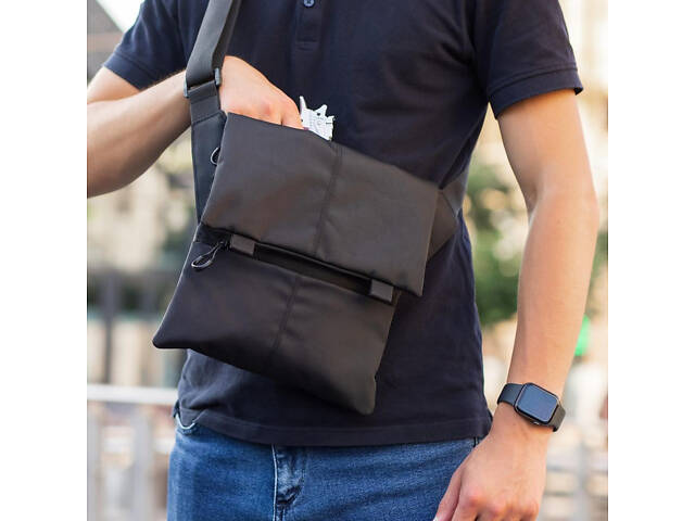 Сумка мессенджер С КОБУРОЙ. Тактическая сумка из ткани, сумка кобура через плечо, сумка тактическая наплечная - Фото 3