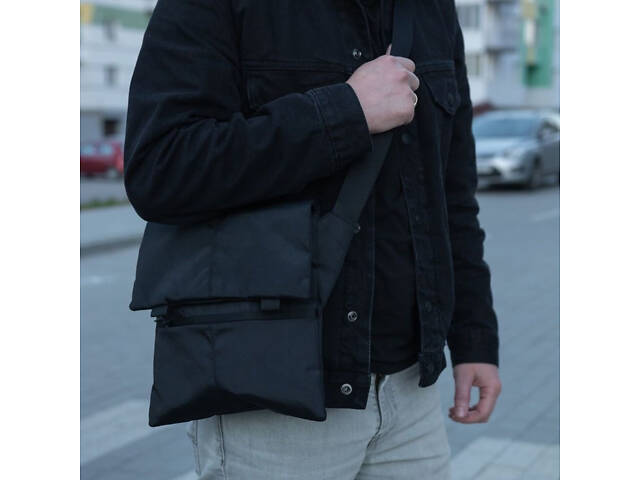 Сумка мессенджер С КОБУРОЙ. Тактическая сумка из ткани, сумка кобура через плечо, сумка тактическая наплечная - Фото 9