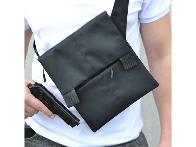 Сумка мессенджер С КОБУРОЙ. Тактическая сумка из ткани, сумка кобура через плечо, сумка тактическая наплечная - Фото 55
