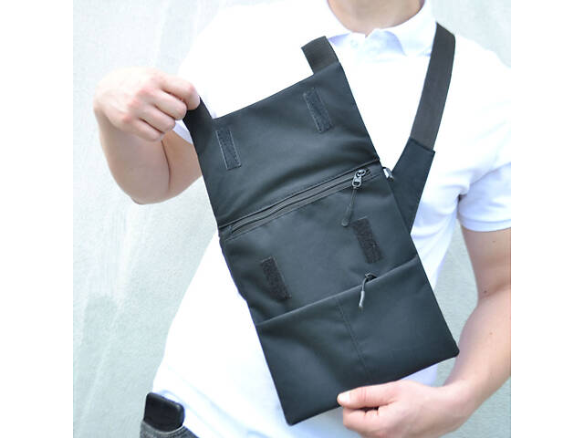 Сумка мессенджер С КОБУРОЙ. Тактическая сумка из ткани, сумка кобура через плечо, сумка тактическая наплечная - Фото 57