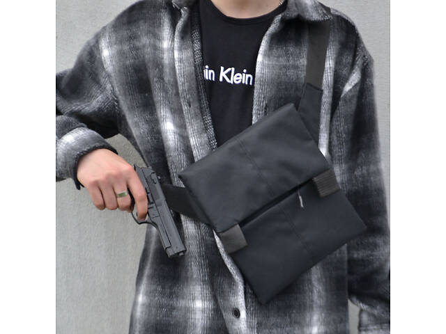 Сумка мессенджер С КОБУРОЙ. Тактическая сумка из ткани, сумка кобура через плечо, сумка тактическая наплечная - Фото 59