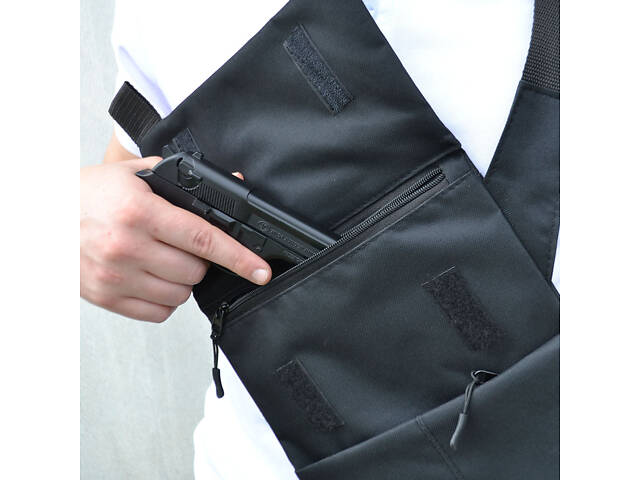 Сумка мессенджер С КОБУРОЙ. Тактическая сумка из ткани, сумка кобура через плечо, сумка тактическая наплечная - Фото 65