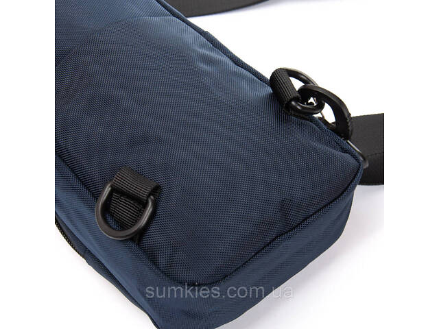 Сумка чоловіча через плече Lanpad синя - Фото 6