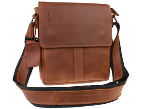Сумка чоловіча шкіряна на плече SULLIVAN smvp151(30) руда