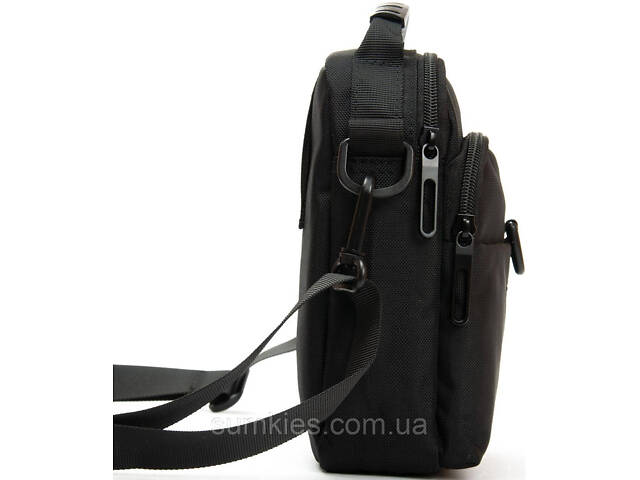 Сумка чоловіча Lanpad на плече чорна - Фото 3