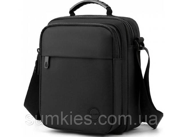 Сумка чоловіча на плече Confident чорна - Фото 1