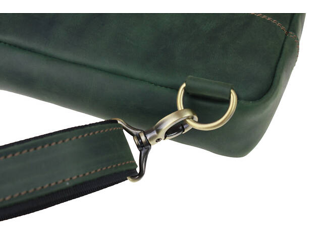 Сумка чоловіча слінг на плече бананка sms13(28) зелена - Фото 4