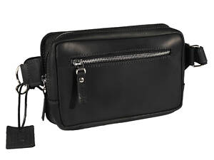 Сумка чоловіча слінг на плече бананка sms20(25) чорна